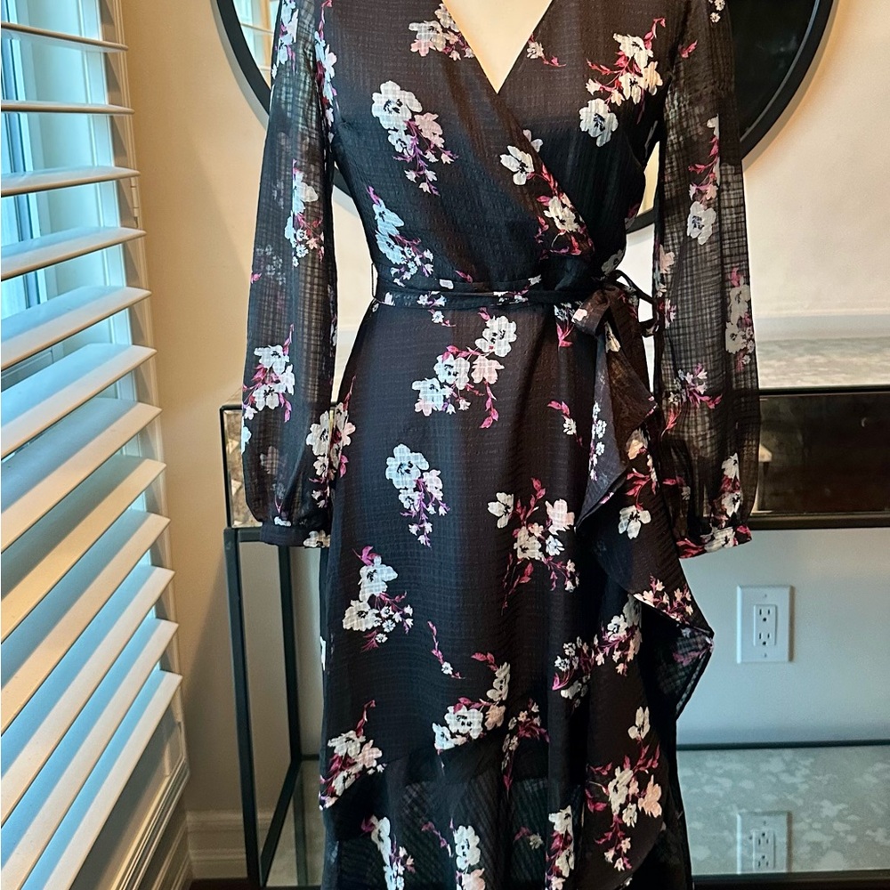 Floral Wrap Dress